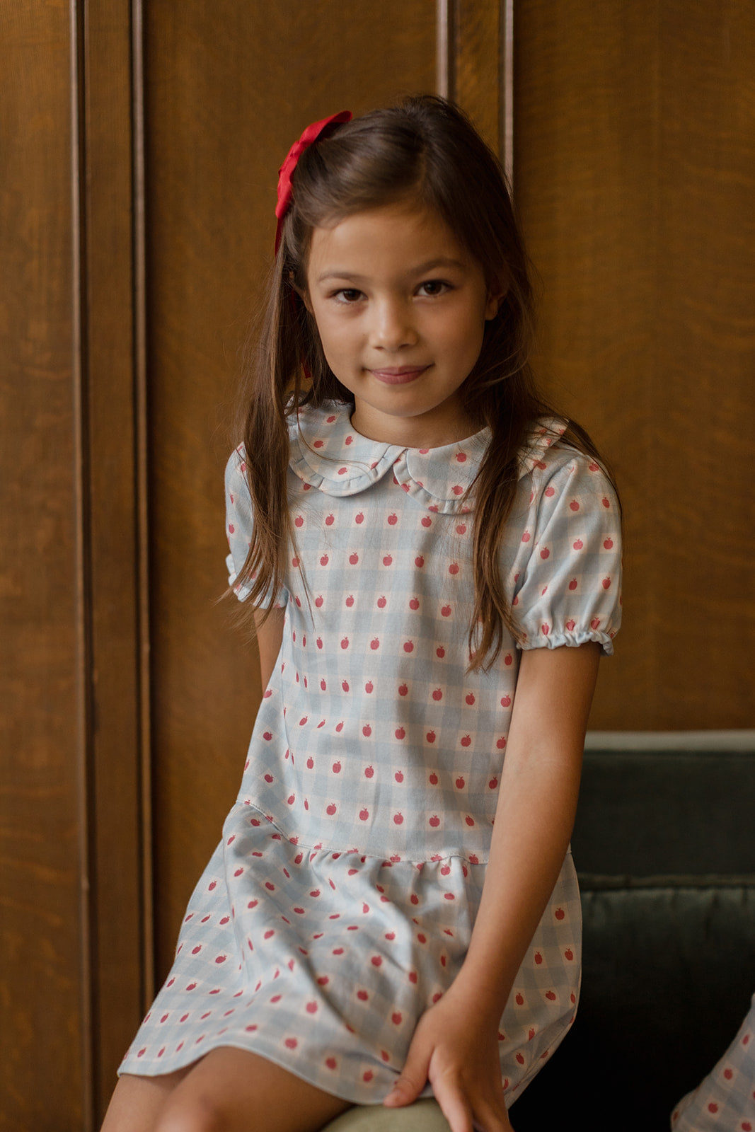 m*8様 apolina kids Nellie Dress Poppit St APOLINA - Nellie Dress（Poppit Stripe）