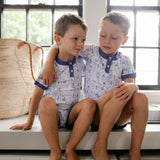 Frankie PJ Set - ABC Print