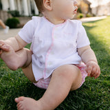 Andie Diaper Set - Light Pink Gingham