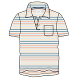 Archie Polo - Springtime Stripe