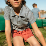 Archie Polo - Navy Stripes