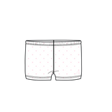 Arden Playground Shorts - Pink Polka Dot Print