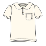 Elle Pocket Polo - Cream
