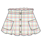 Emma Knit Skirt - Classroom Plaid