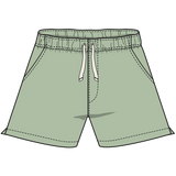 James Shorts - Sage Green Woven Twill