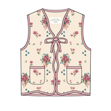 Briar Woven Vest - Floral Bouquet
