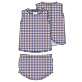 Ellie Set - Americana Plaid