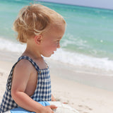 Finley Overall - Navy Gingham