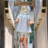 Frannie Short Set - Sage Green Seersucker