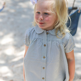 Frannie Short Set - Sage Green Seersucker