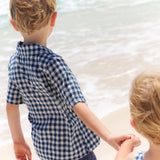 Graham Button Down - Navy Gingham