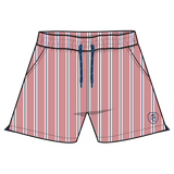 Harrison Sport Short - Red Court Stripe
