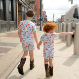 Frankie PJ Set - Nashville Print