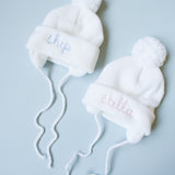 Baby Pom Beanie - Snow