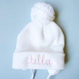Baby Pom Beanie - Snow