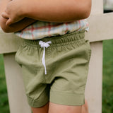James Shorts - Sage Green Woven Twill