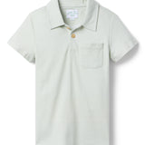 Archie Polo - Sage Green Stripe