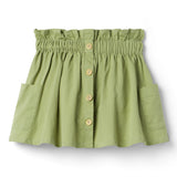 Emma Woven Skirt - Sage Green