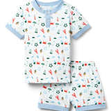 Frankie PJ Set - Coastal Waters