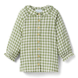 Goldie Dress - Green Gingham