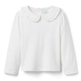 Laurel Long Sleeve Knit Tee - Off White