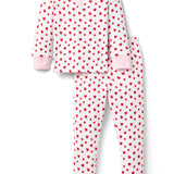 Morgan PJ Set - Heart Print Pink