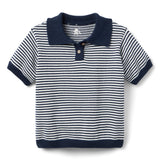 Sterling Short Sleeve Sweater - Navy
