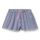 Violet Short  - Navy Pinstripe