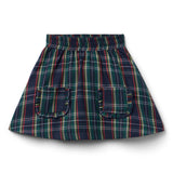 Winnie Skirt - Navy Tartan