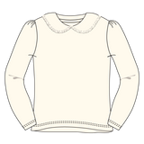 Laurel Long Sleeve Knit Tee - Off White