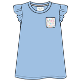 Lottie Dress - Aqua
