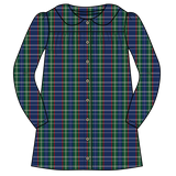 Parks Dress - Navy Tartan