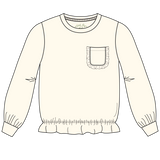 Penelope Crew Sweatshirt - Off White