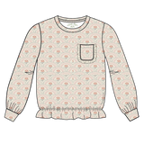 Penelope Crew Sweatshirt - Retro Floral