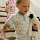 Frankie PJ Set - Sailboat Print