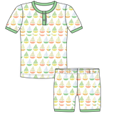 Frankie PJ Set - Sailboat Print