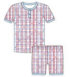 Frankie PJ Set - Stars & Stripes Print