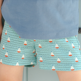 James Shorts - Knit Sailboats