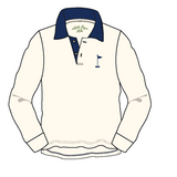 Reid Long Sleeve Polo - Off White