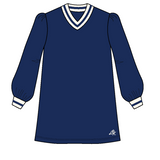 Georgia Long Sleeve Sweater Dress - Navy