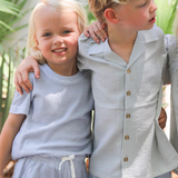 Graham Button Down - Sage Green Seersucker