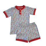 Frankie PJ Set - Home Run Print