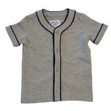 Jones Baseball Jersey - Heather Grey