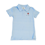 Archie Polo - French Blue Stripes