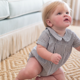 Brody Bubble - Navy Ticking Stripe