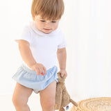 Short Sleeve Peter Onesie - White