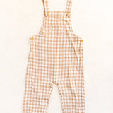 Hayden Overall - Tan Gingham